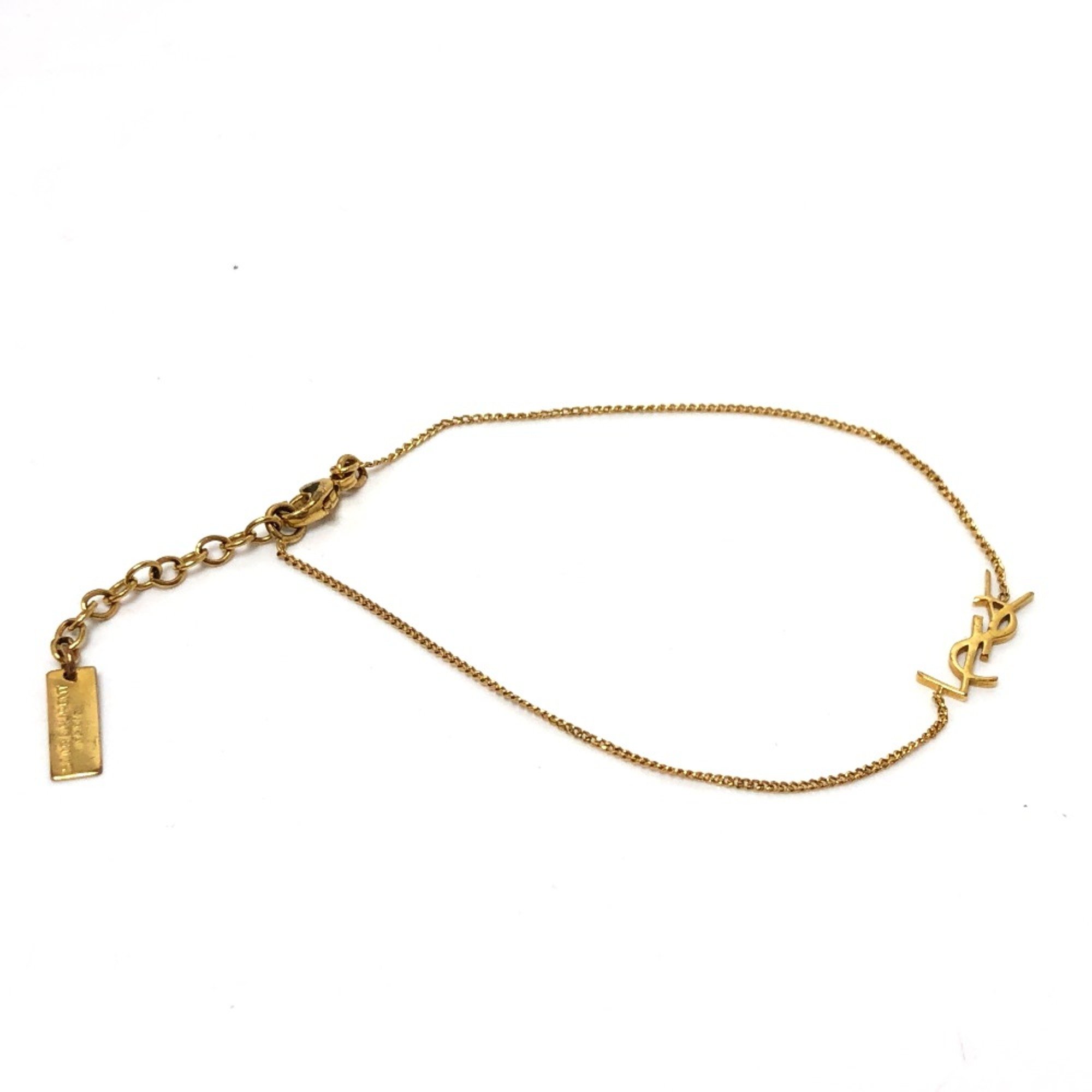 Saint Laurent Paris YSL logo Accessories  small items  jewelry Bracelet Gold