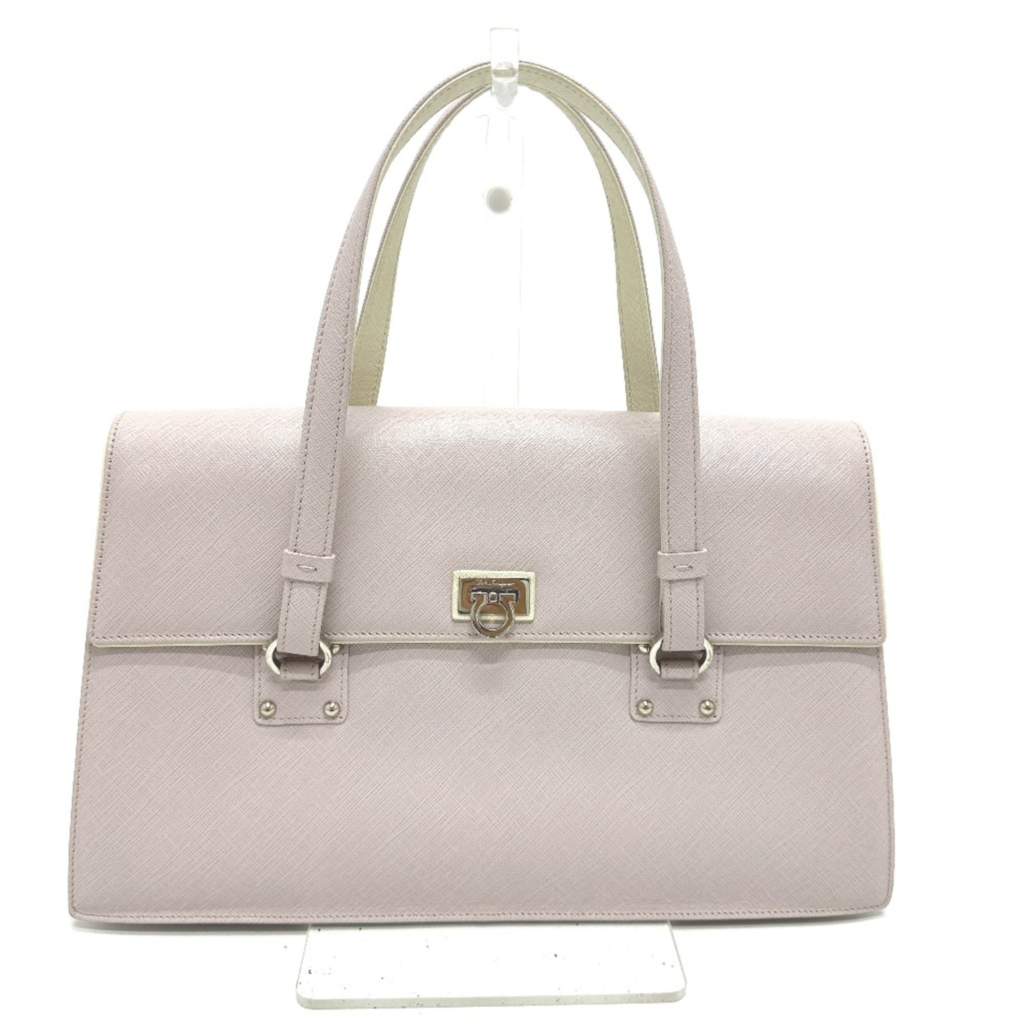 Salvatore Ferragamo Gancini Hand Bag pink