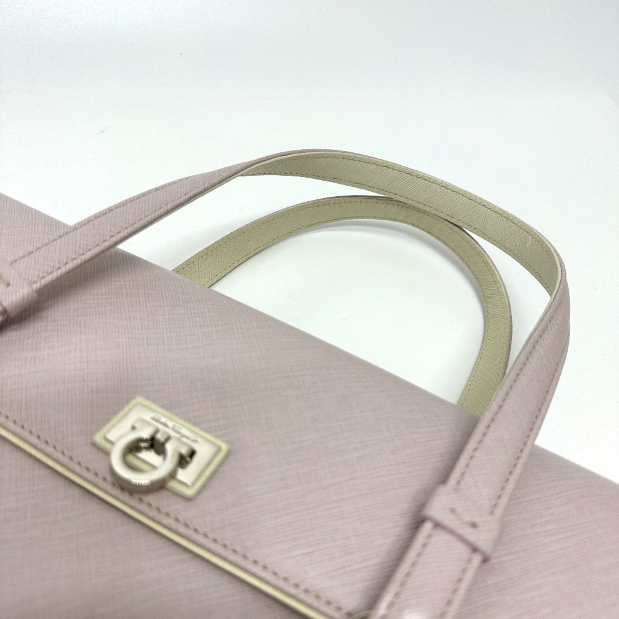 Salvatore Ferragamo Gancini Hand Bag pink