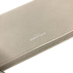 Saint Laurent Paris 326599 Long wallet Zip Around Long Wallet gray