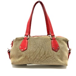 PRADA Bag Shoulder bag Crossbody bag Bag Shoulder Bag Beige Red/SilverHardware