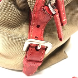 PRADA Bag Shoulder bag Crossbody bag Bag Shoulder Bag Beige Red/SilverHardware