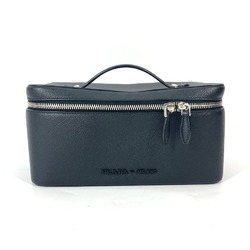 PRADA 1NJ003 Bags  makeup boxes  makeup pouches logo Hand Bag Black