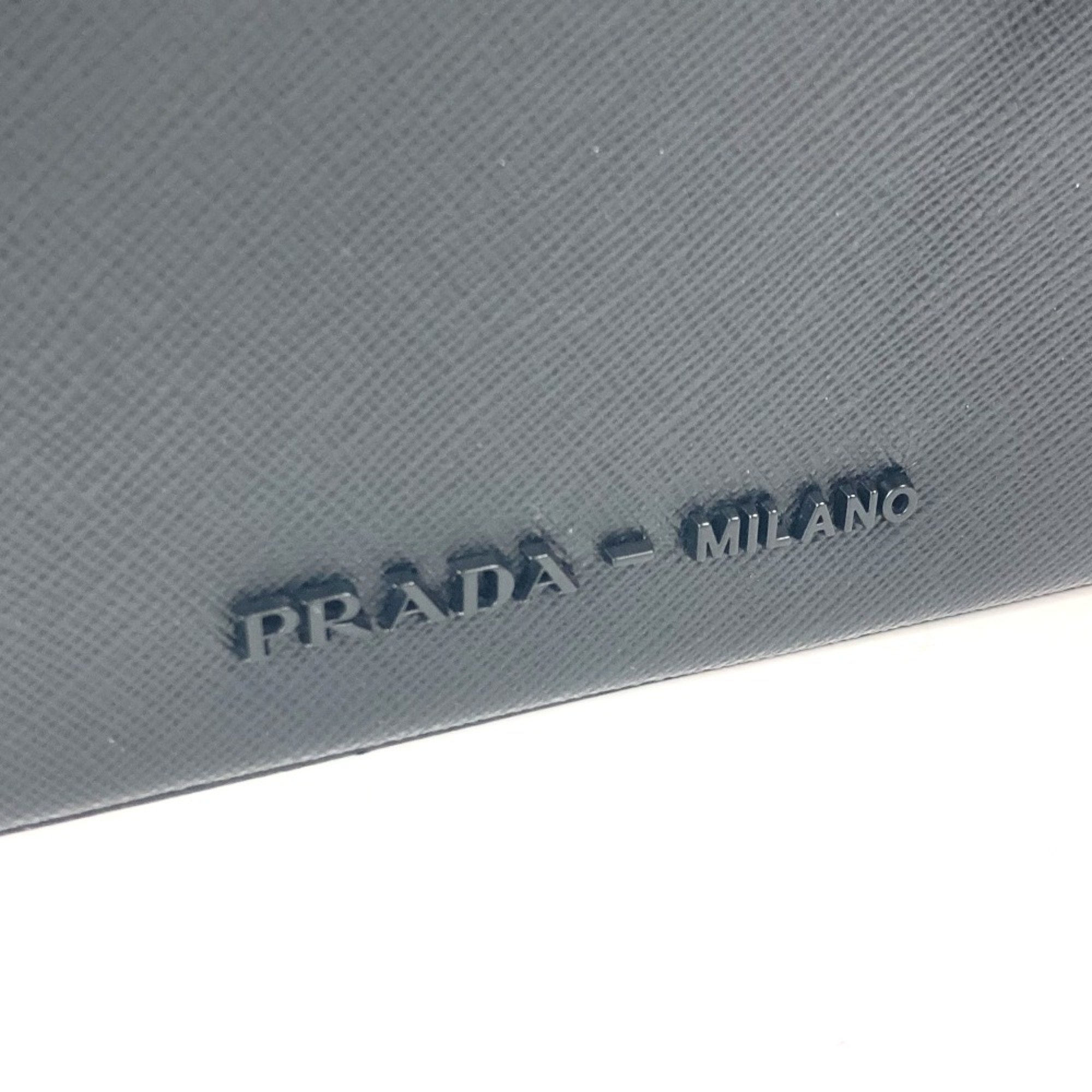 PRADA 1NJ003 Bags  makeup boxes  makeup pouches logo Hand Bag Black