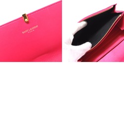 Saint Laurent Paris 314995 Y line Long Wallet pink