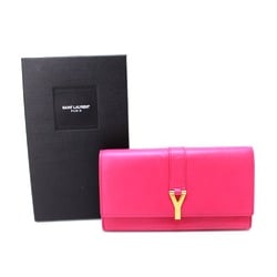 Saint Laurent Paris 314995 Y line Long Wallet pink