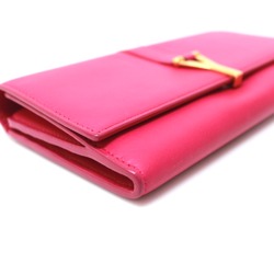 Saint Laurent Paris 314995 Y line Long Wallet pink