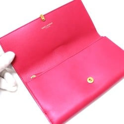 Saint Laurent Paris 314995 Y line Long Wallet pink