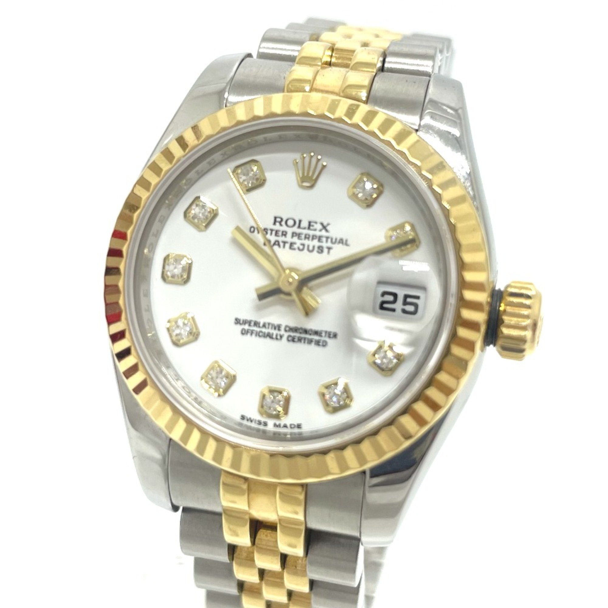 Rolex 179173G Automatic Wristwatch Silver/Gold