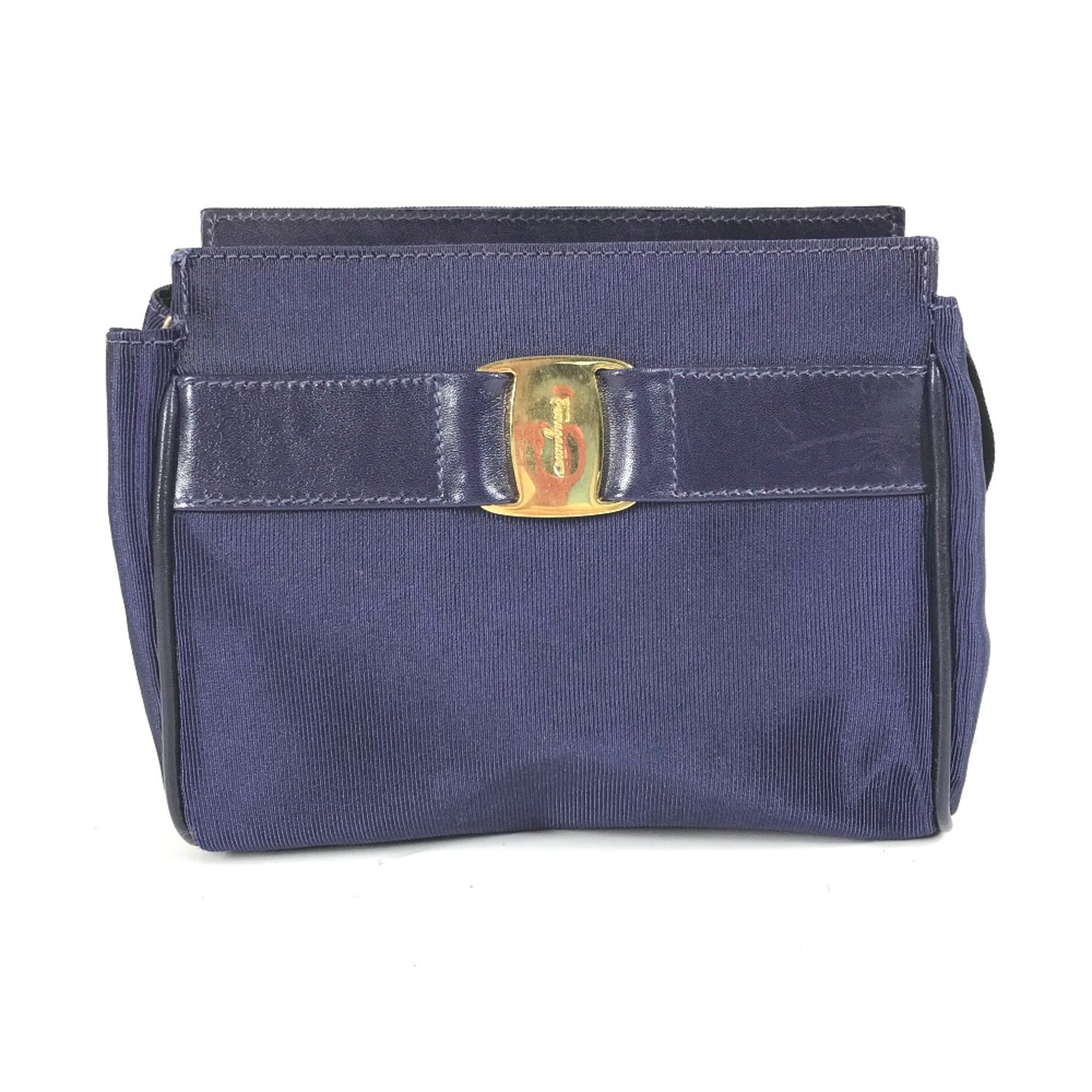 Salvatore Ferragamo Makeup pouch Cosmetics Pouch Pouch blue