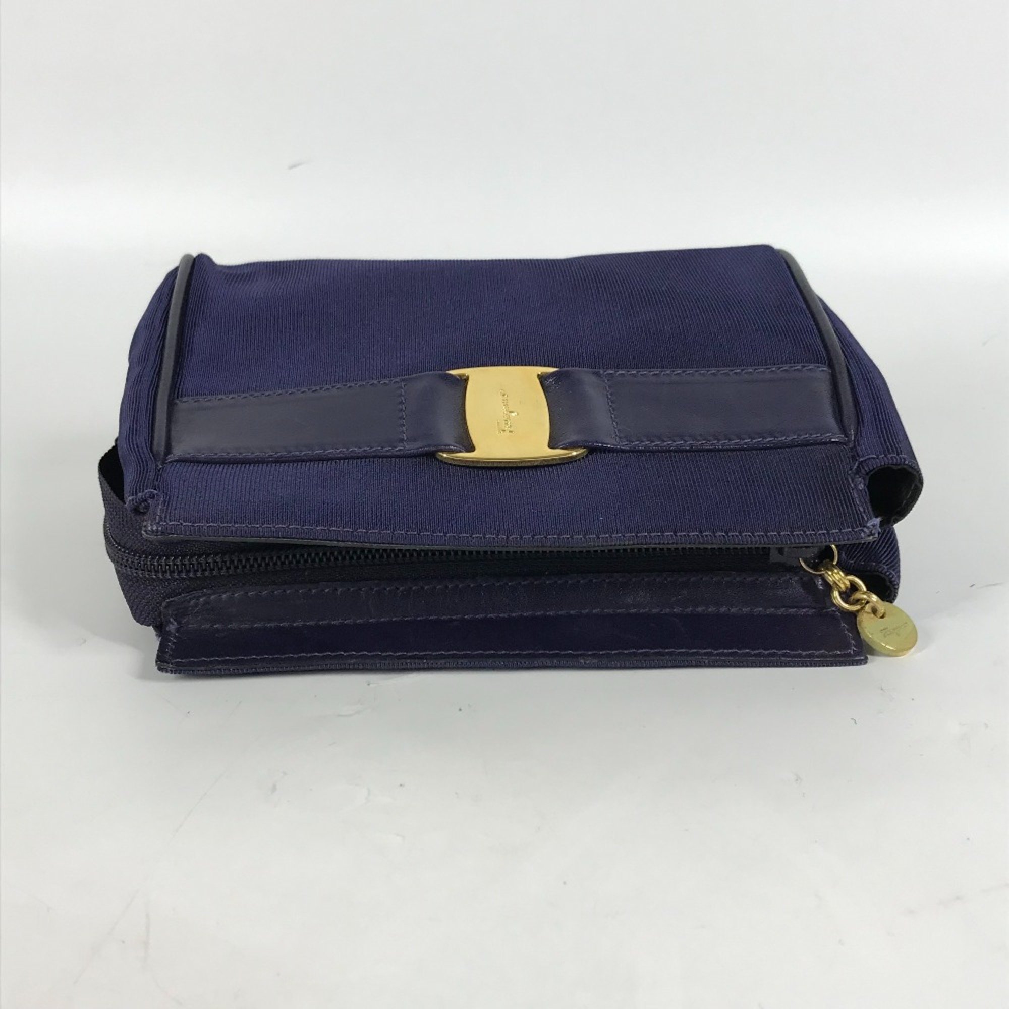 Salvatore Ferragamo Makeup pouch Cosmetics Pouch Pouch blue