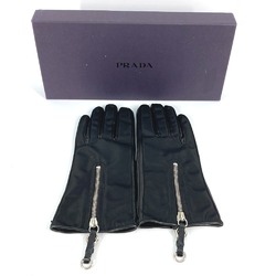 PRADA Zip gloves Black