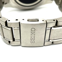 Seiko 8B54-OBGO/SAGA186 Solar Quartz Date Wristwatch Silver x Gold