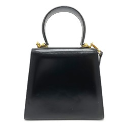 Salvatore Ferragamo AQ-212193 Gancini Bag 2WAY Hand Bag Hand Bag Black GoldHardware