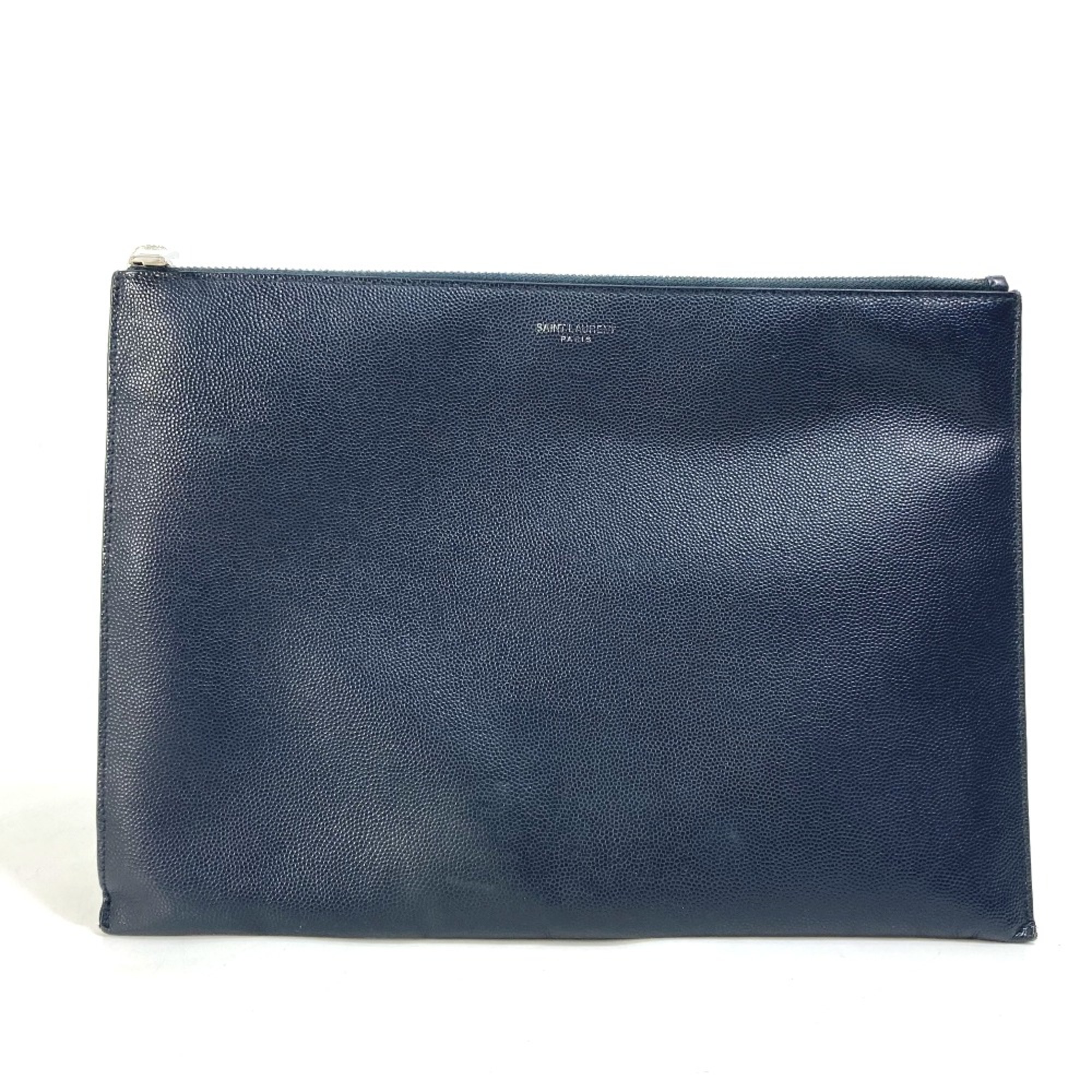 Saint Laurent Paris 397294 Pouch Bag Clutch bag Dark navy