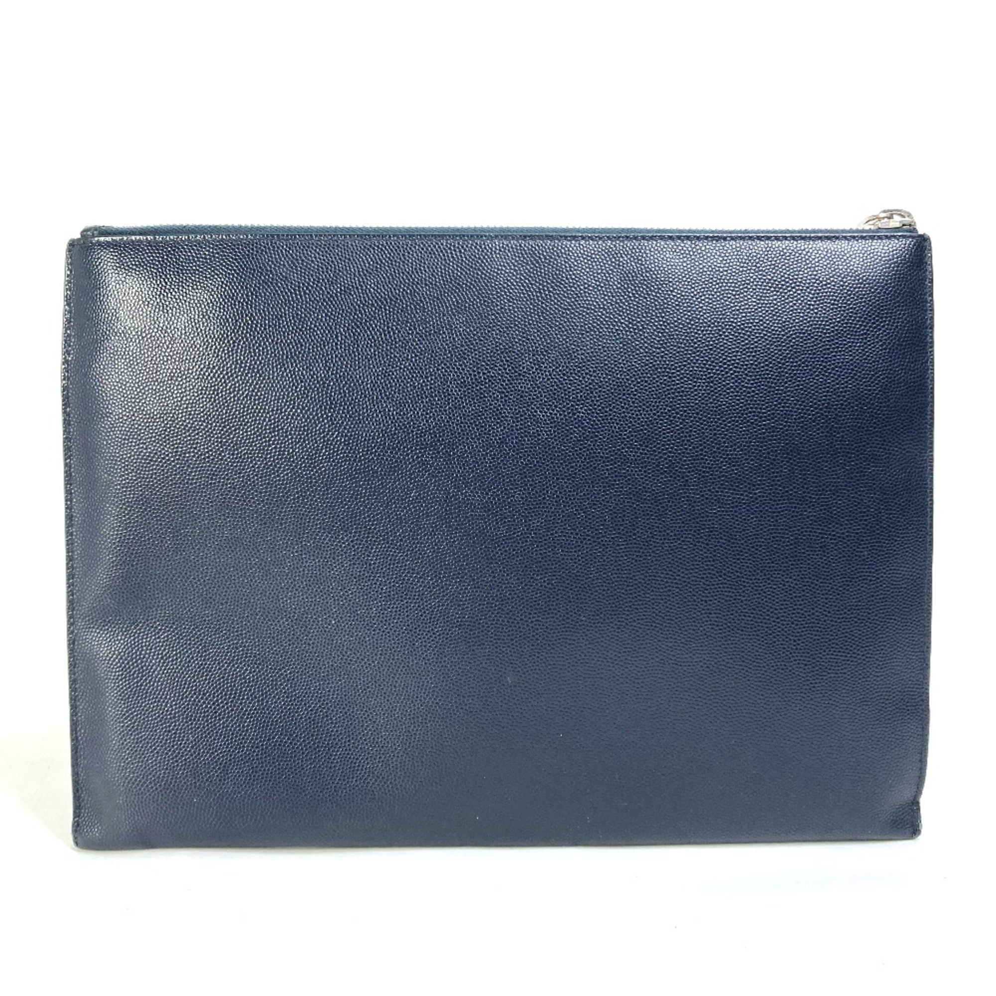 Saint Laurent Paris 397294 Pouch Bag Clutch bag Dark navy