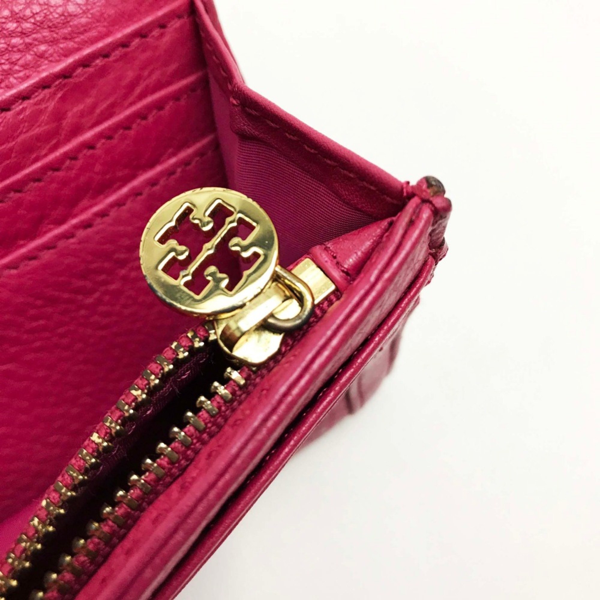 Tory Burch Amanda Continental Folded wallet pink