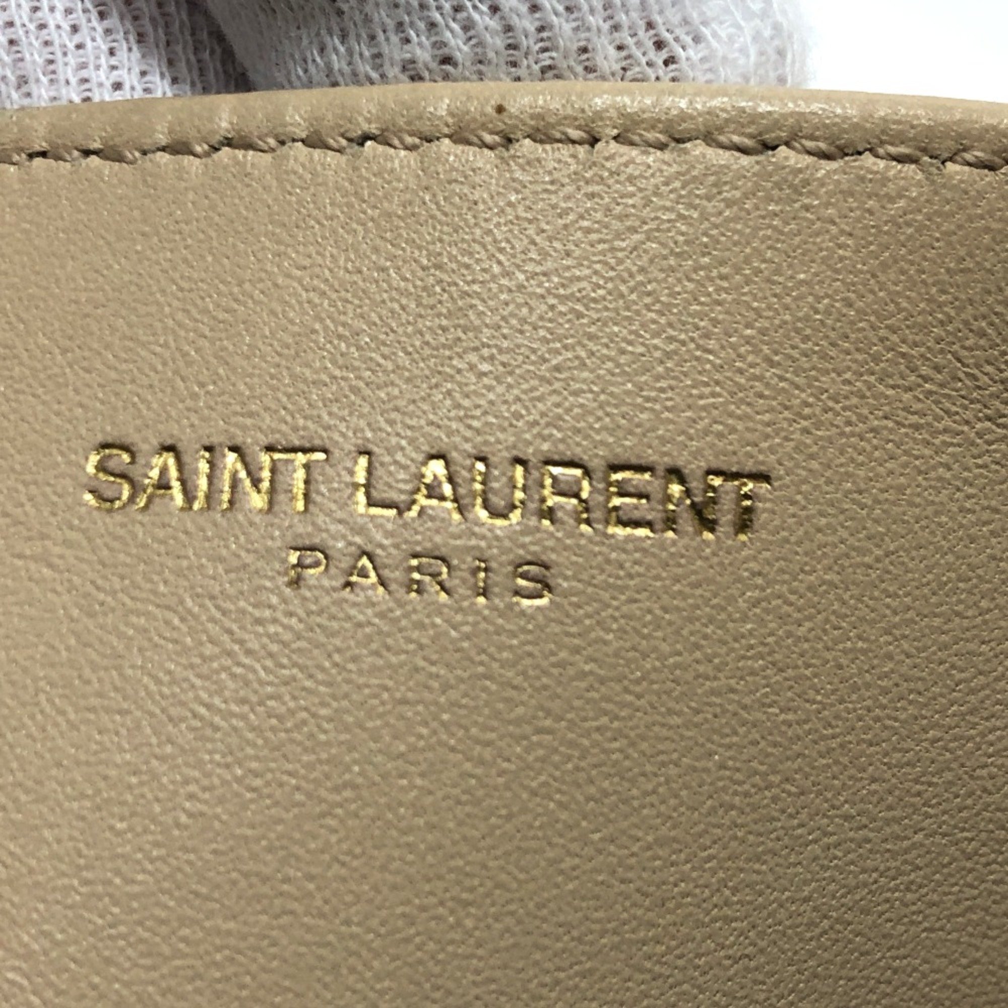 Saint Laurent Paris Bag Tote Bag Beige GoldHardware