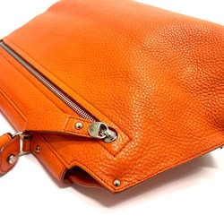 Salvatore Ferragamo A896 Gancini Bag 2WAY Hand Bag Orange