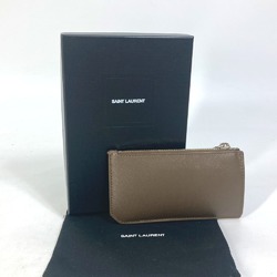 Saint Laurent Paris 609362 Compact wallet Wallet Coin Compartment coin purse Brown