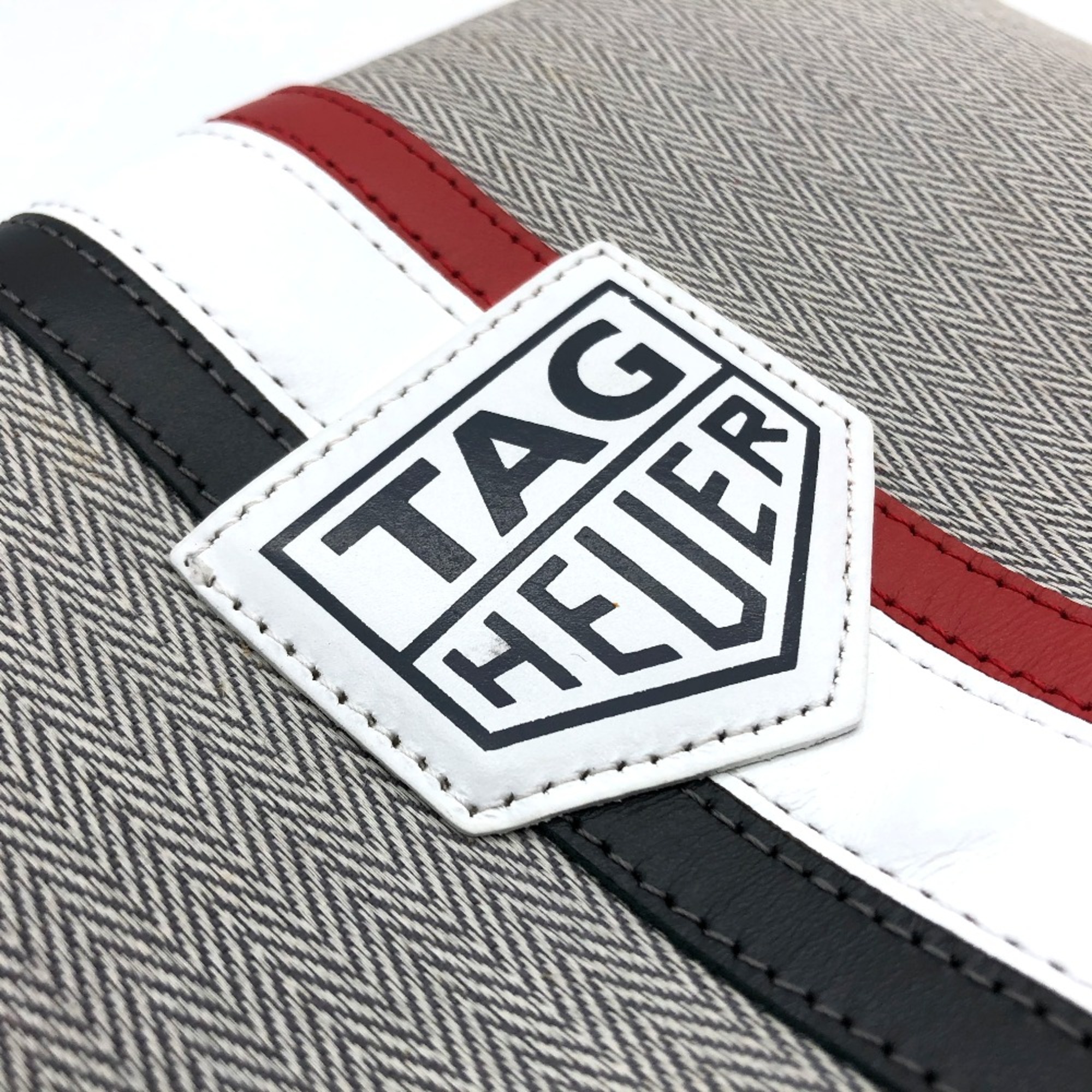 Tag Heuer Tricolor logo Bag Cluch Bag gray