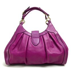 Salvatore Ferragamo Gancini Bag Hand Bag Shoulder Bag purple purple