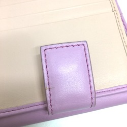 Salvatore Ferragamo Gancini Folded wallet purple