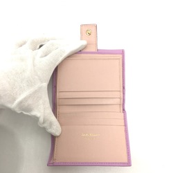 Salvatore Ferragamo Gancini Folded wallet purple