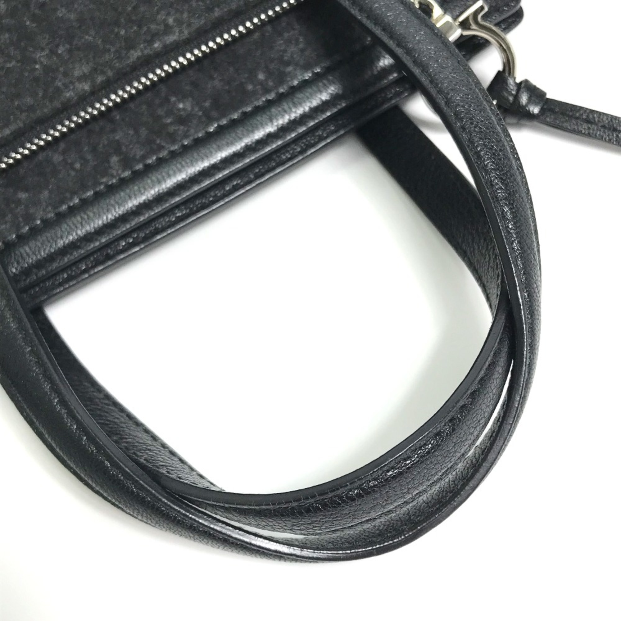 Salvatore Ferragamo EE-21G809 Bag 2WAY Crossbody Shoulder Bag Hand Bag Black