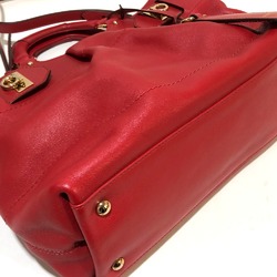 Salvatore Ferragamo DY21 D313 Gancini Bag Hand Bag Shoulder Bag Red