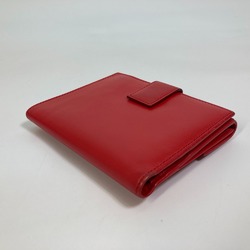 Salvatore Ferragamo Double SnapWallet Folded wallet Red/SilverHardware