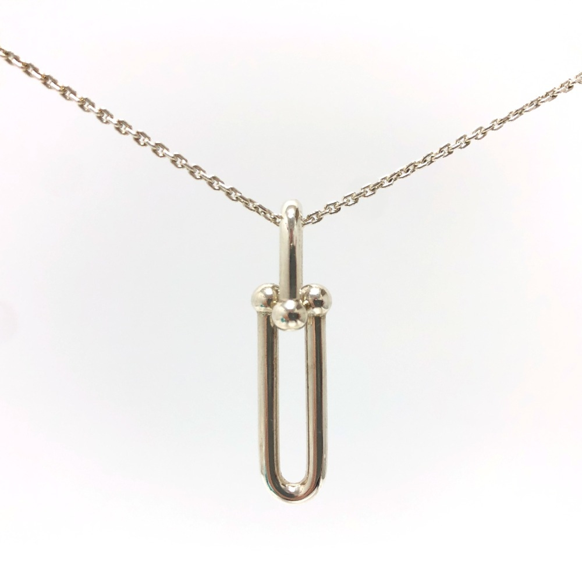 TIFFANY&Co. Hardware link Necklace Silver