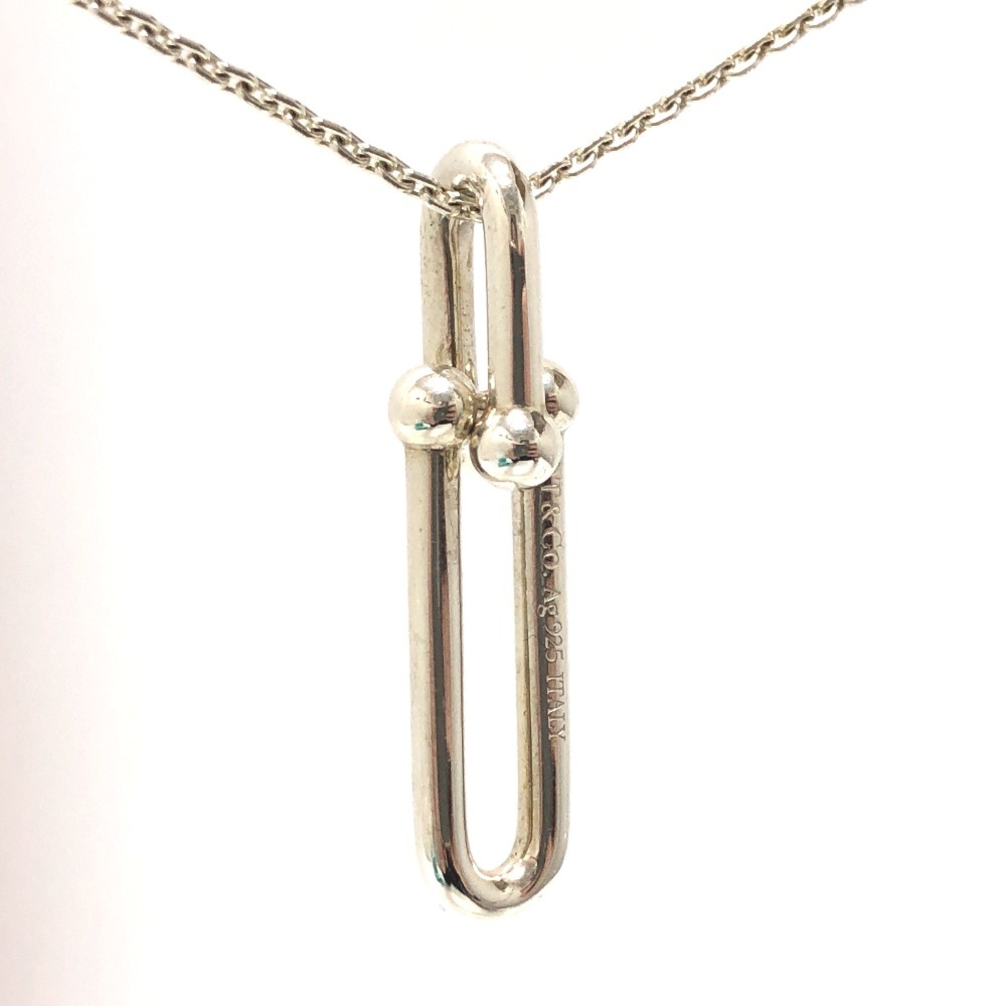 TIFFANY&Co. Hardware link Necklace Silver