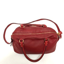 Salvatore Ferragamo DH-21C335 Vala Bag 2WAY/bag Hand Bag Red GoldHardware