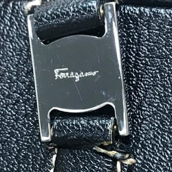 Salvatore Ferragamo Bag Hand Bag Tote Bag Black x SilverHardware