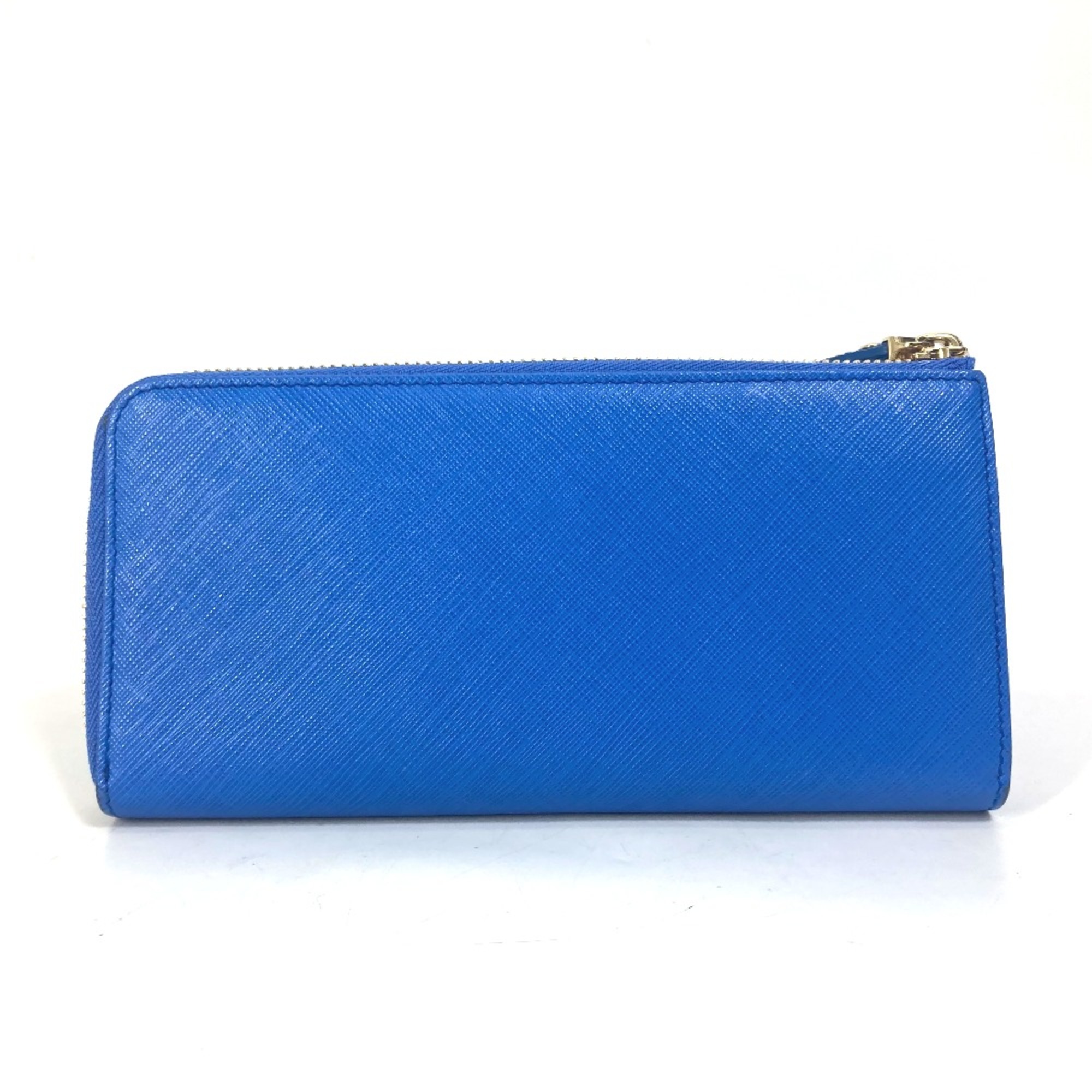 Salvatore Ferragamo 22-C124 Vala L-shaped fastener Long Wallet blue