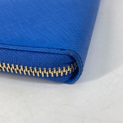 Salvatore Ferragamo 22-C124 Vala L-shaped fastener Long Wallet blue