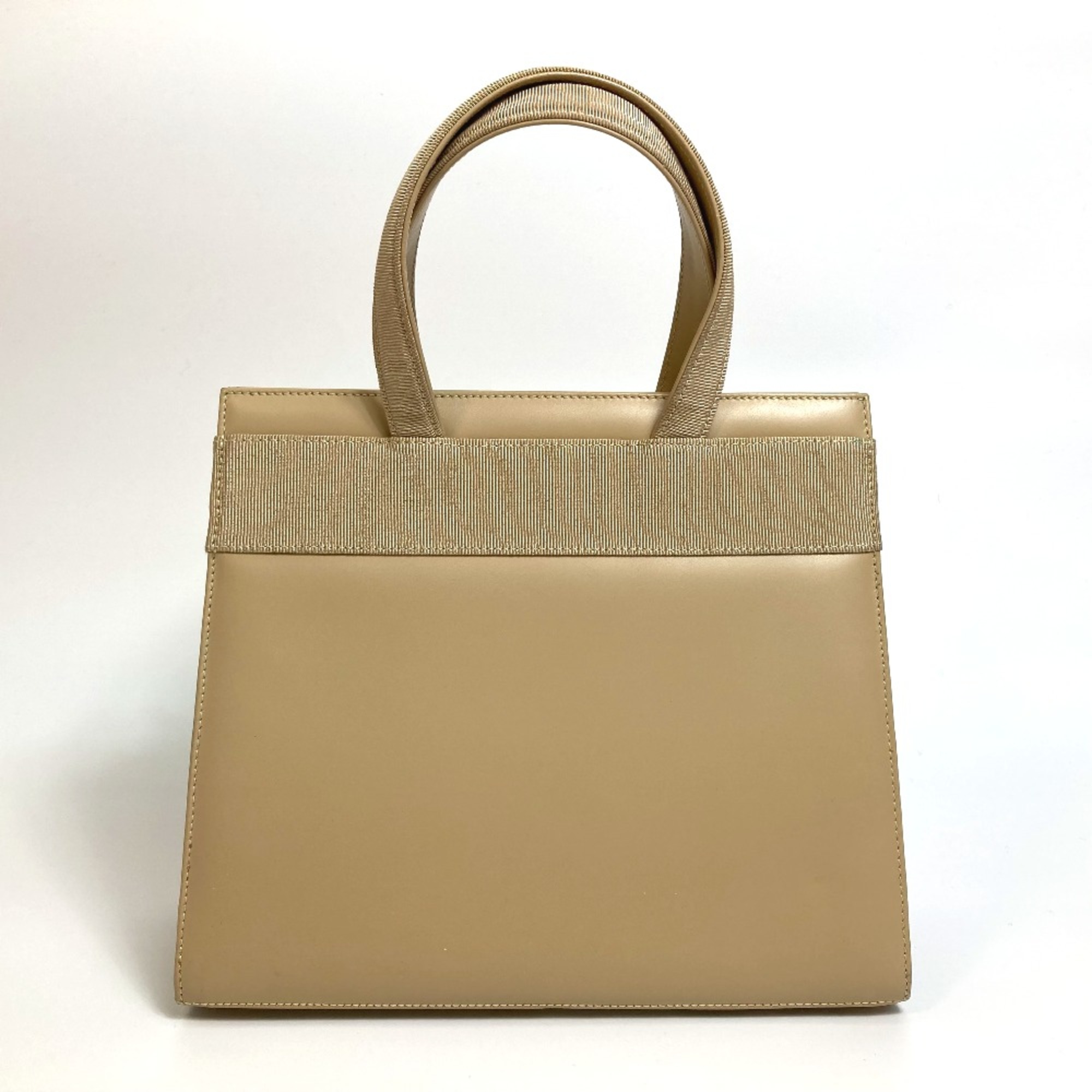 Salvatore Ferragamo BA214178 2WAY Shoulder Bag Hand Bag Beige