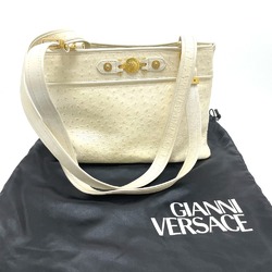 Gianni-Versace Sunburst Bag Shoulder Bag Shoulder Bag WhiteBased x GoldHardware