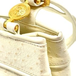 Gianni-Versace Sunburst Bag Shoulder Bag Shoulder Bag WhiteBased x GoldHardware