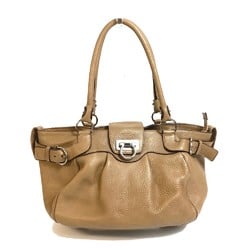 Salvatore Ferragamo Bag Tote Bag Hand Bag BeigeBased