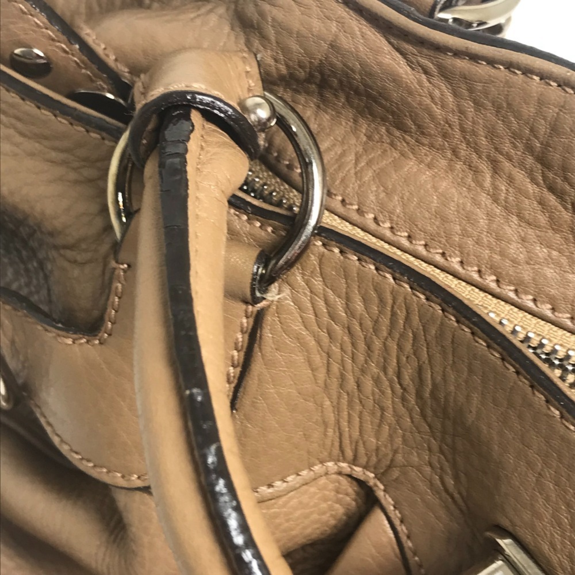 Salvatore Ferragamo Bag Tote Bag Hand Bag BeigeBased