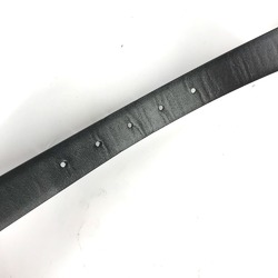 Salvatore Ferragamo metallic belt Black Silver