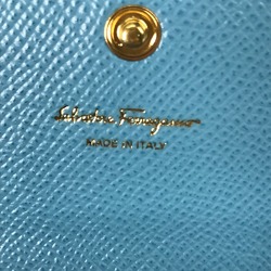 Salvatore Ferragamo 22D154 With pass case Long wallet Long Wallet blue