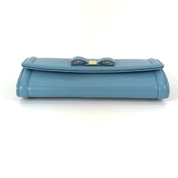 Salvatore Ferragamo 22D154 With pass case Long wallet Long Wallet blue