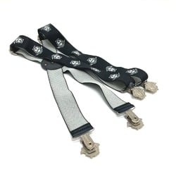 Versace Suspenders trousers hanging fashion accessories belt Black