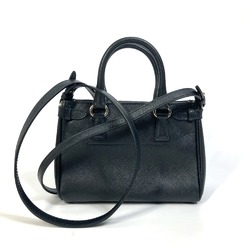 Salvatore Ferragamo 21E235 Gancini Bag 2WAY Shoulder Bag Black