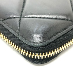 Salvatore Ferragamo Vala L-shaped fastener Long Wallet Black GoldHardware