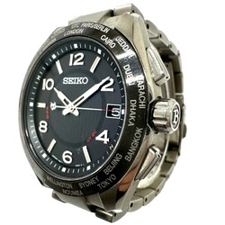 Seiko 7B27-0AL0 Solar radio wave Wristwatch Silver