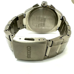 Seiko 7B27-0AL0 Solar radio wave Wristwatch Silver